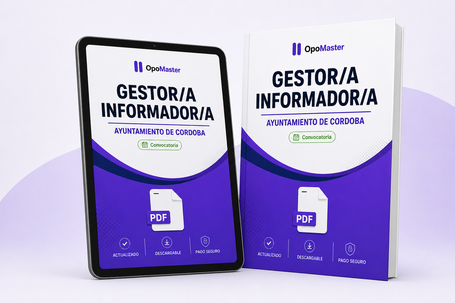 Mockup del temario Gestor/a Informador/a Ayuntamiento de Córdoba