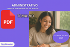 Temario Administrativo Diputación de Huesca PDF 2025 | OpoMaster