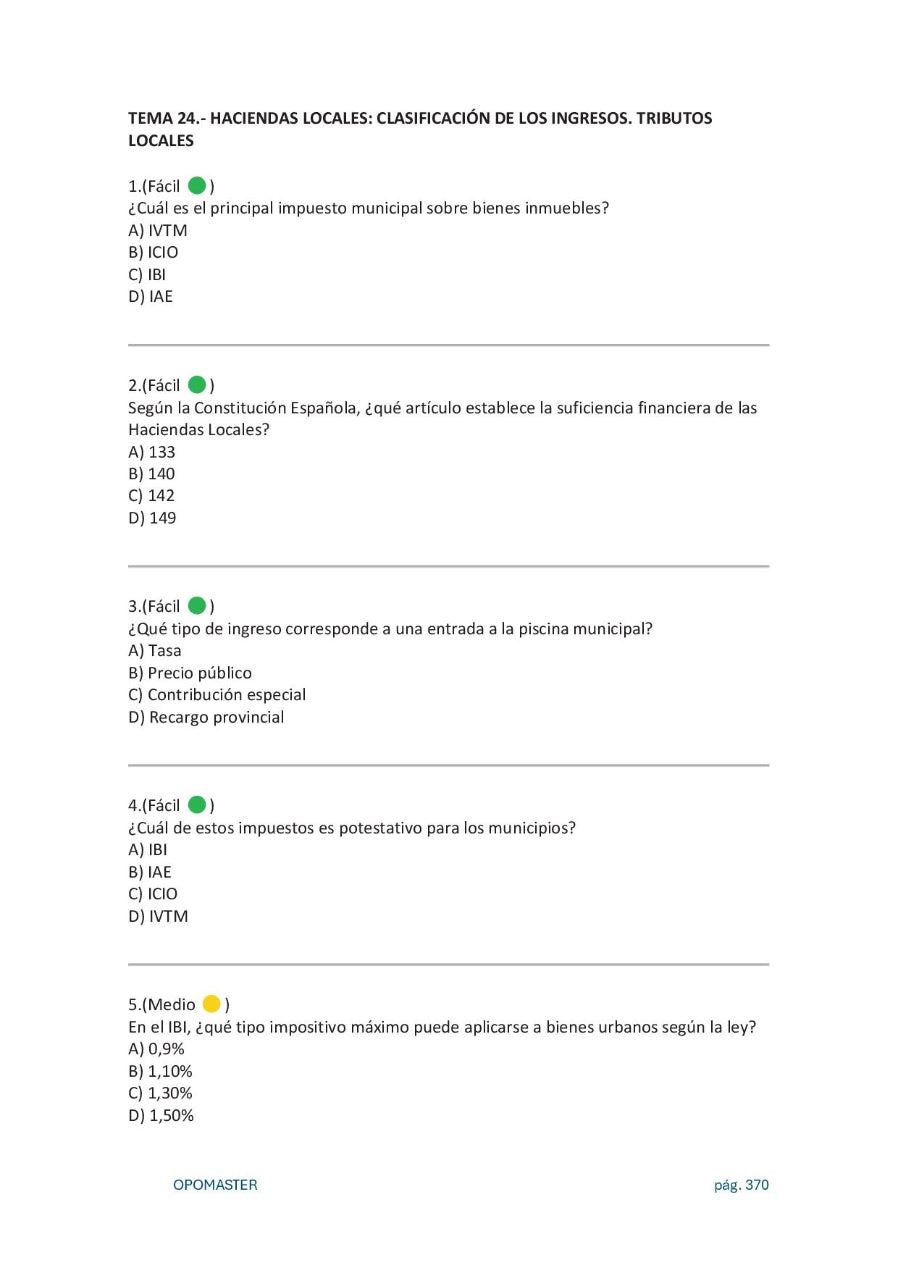 Temario + Test Administrativo Diputación de Huesca PDF 2025 | OpoMaster